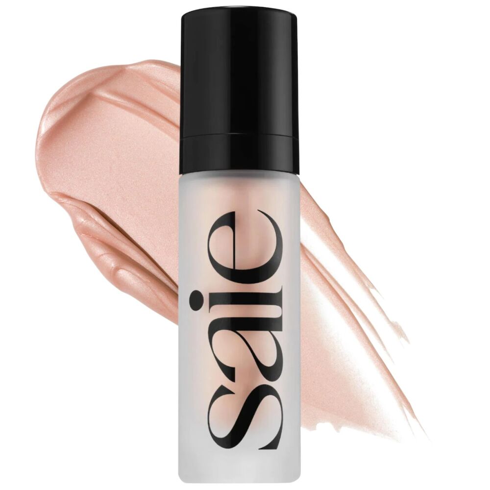 NIB Saie Glowy Super Gel Lightweight Dewy Multipurpose Illuminator in Roseglow